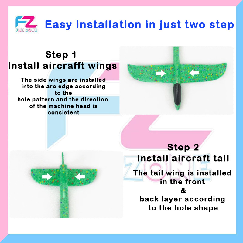Hand Throw Aircraft Glider – Foam Plane Flying Toy for Kids & Adults - Image 10