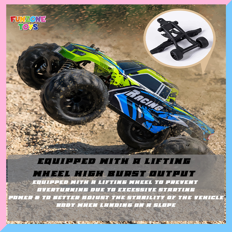 HY-166 Hobby-Grade 4WD RC Monster Truck – 60km/h | Full Proportional Control | Off-Road Beast - Image 9