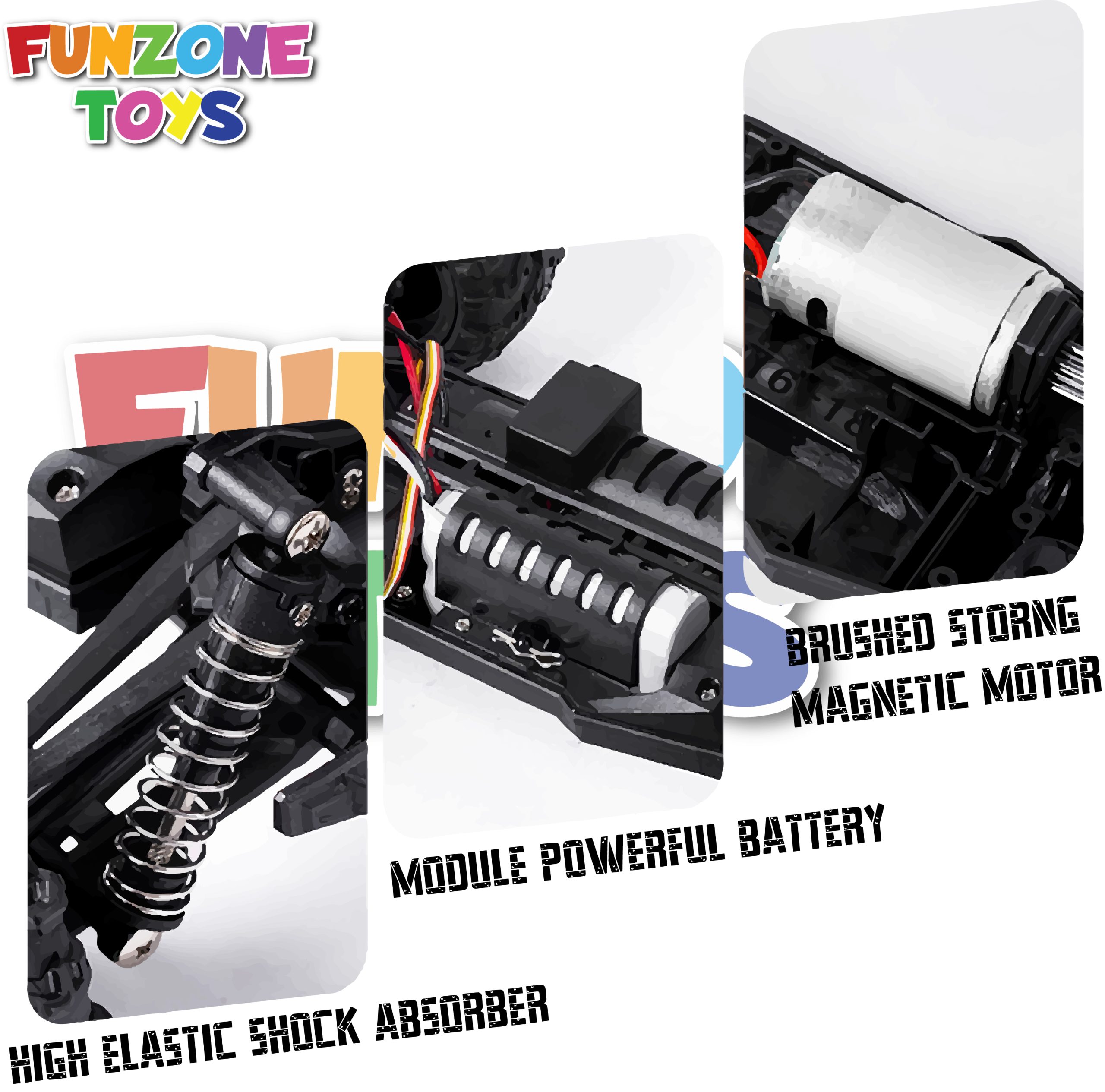 HY-166 Hobby-Grade 4WD RC Monster Truck – 60km/h | Full Proportional Control | Off-Road Beast - Image 3
