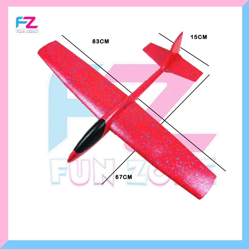 XXL Handthrow Glider Foam Plane – Giant Size Outdoor Flying Toy for Kids & Adults | 80cm Wingspan - Image 5