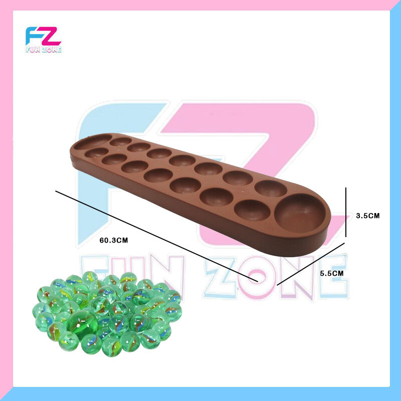 Plastic Congkak with Guli – Lightweight & Fun Traditional Game for All Ages! - Image 2
