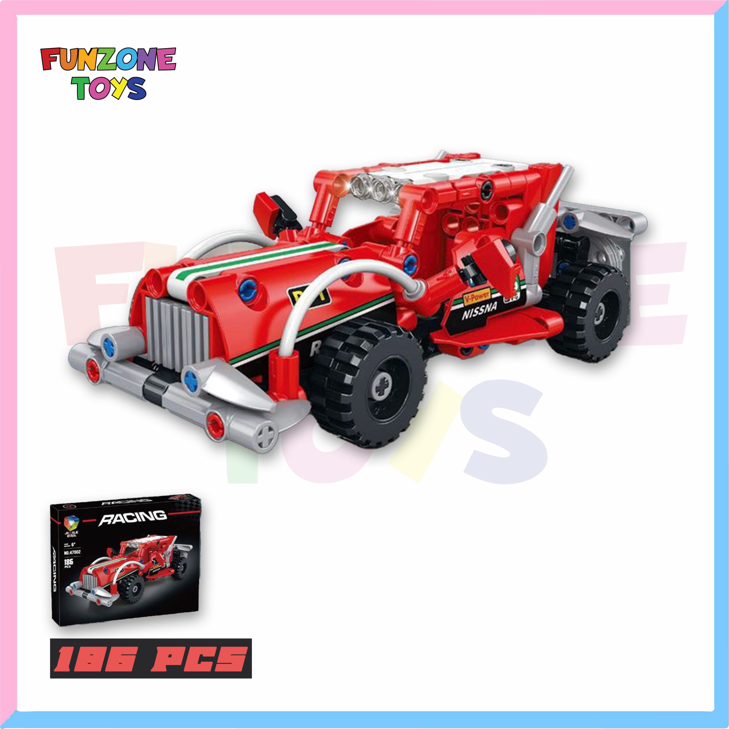 Racing Car Building Blocks Set – Model NO.47002 - Image 2