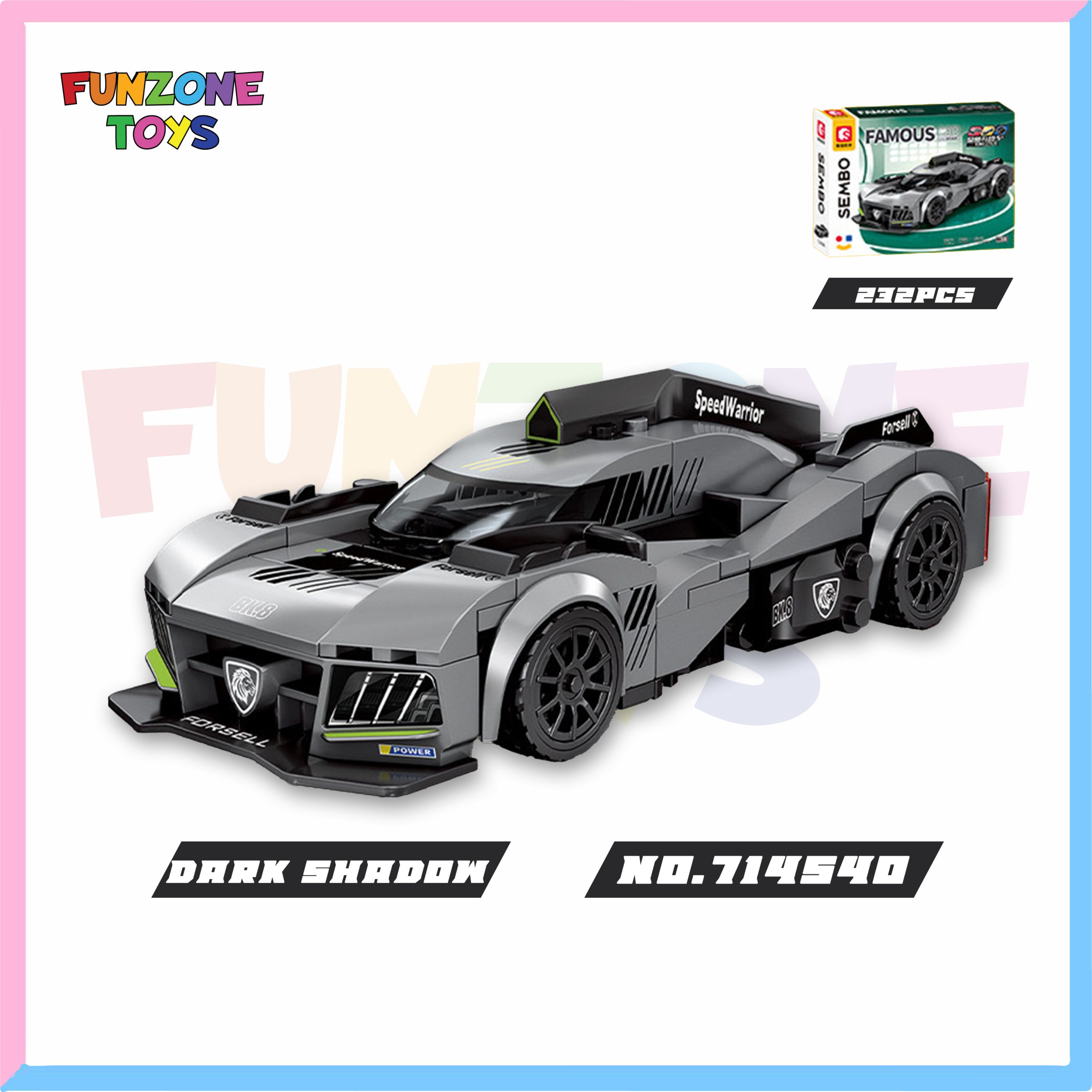 Supercar Building Blocks Set (1185 Pieces) – Speed Meets Creativity! - Image 8