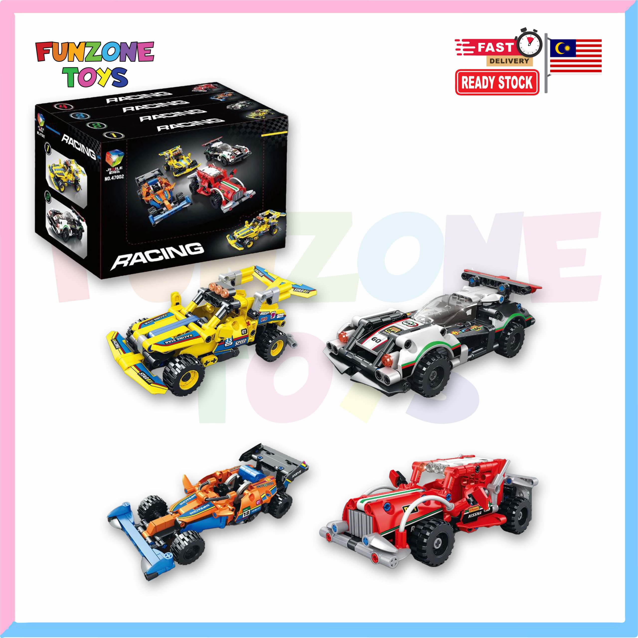 Racing Car Building Blocks Set – Model NO.47002