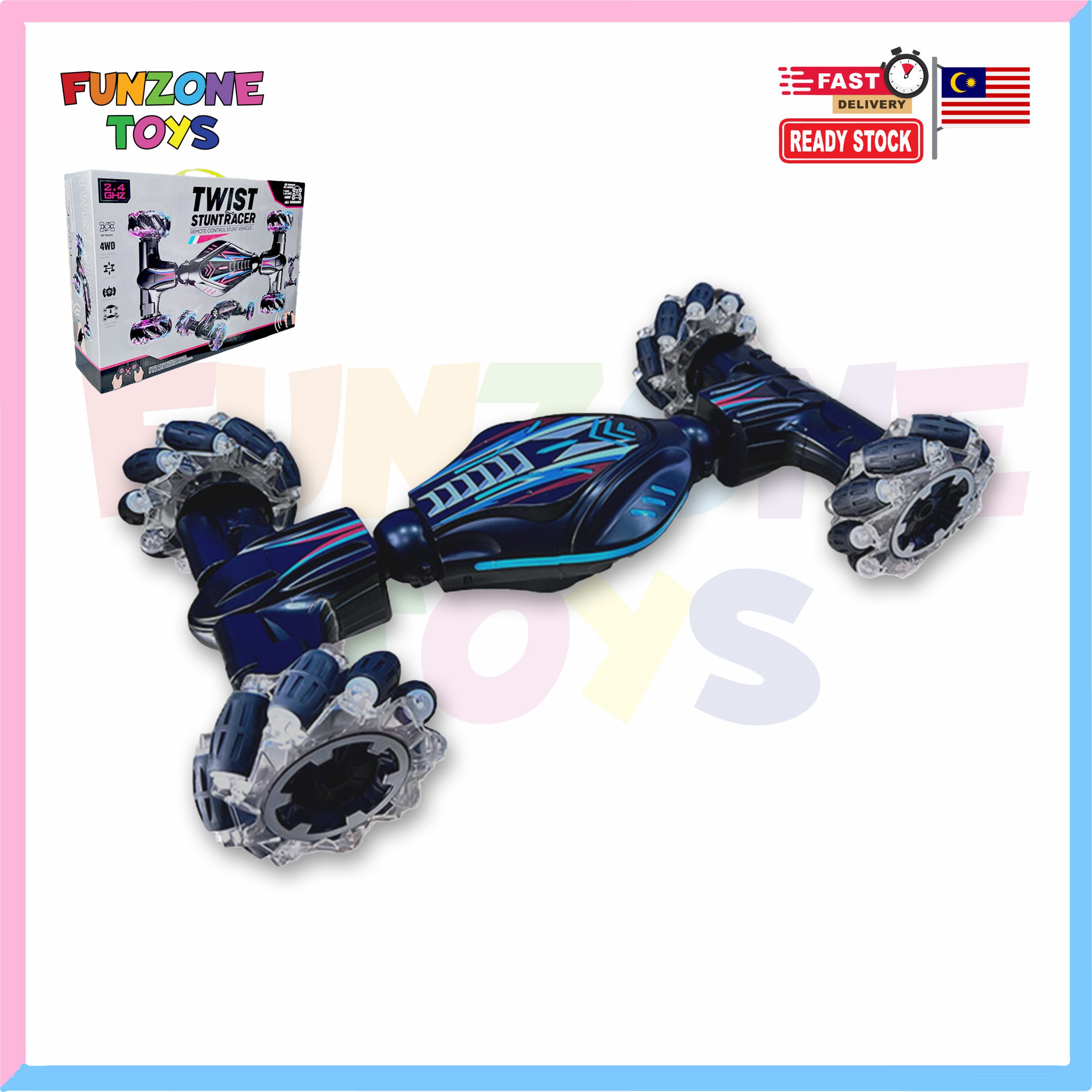 Twist Stunt Racer – 4WD Remote Control Stunt Car