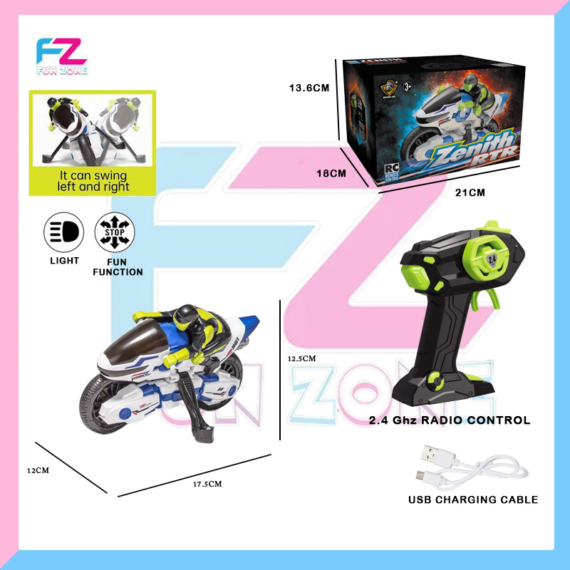 Zenith RTR Remote Control Motorcycle – Swing Into Action! - Image 2