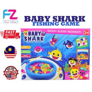 Adventure Baby Shark Fishing Toy Set – With Extendable Rod & Cute Sharks!