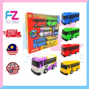 TAYO THE LITTLE BUS SCALE 1:64 4 PCS AND 5 PCS