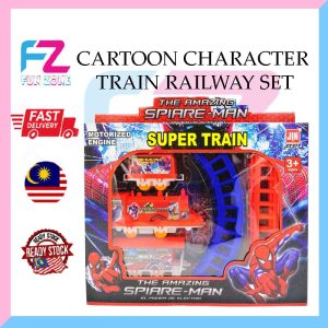 Cartoon Hero Super Train Railway Set