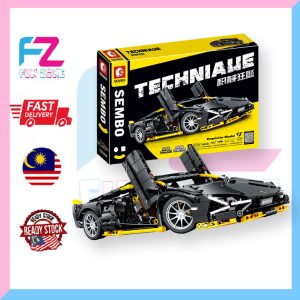 Dual-Control Building Block Sports Car – Technic RC Model with Remote & App Control | DIY Smart Racing Car Kit